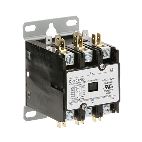 Hatco Contactor (3 Pole,40 Amp,120V) Part HT02.01.015.00 - Parts Direct Group