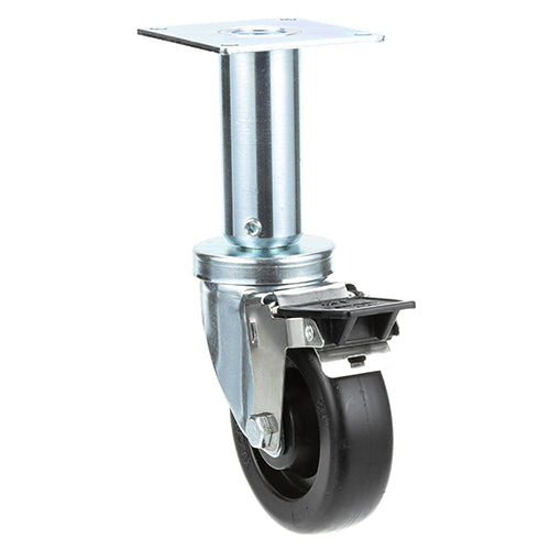 Pitco 4" Wheel Caster with 9" Lift and Brake (Part Number: PTPP10815)