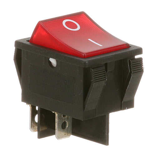 Grindmaster Rocker Switch (On/Off, Red, Lgh) (Part Number: L155S)