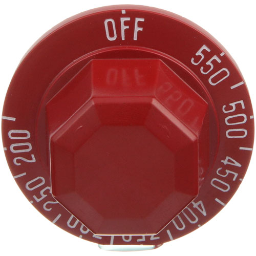 Hobart Dial,Thermostat , Red,200-550F Part 498086-7 - Parts Direct Group