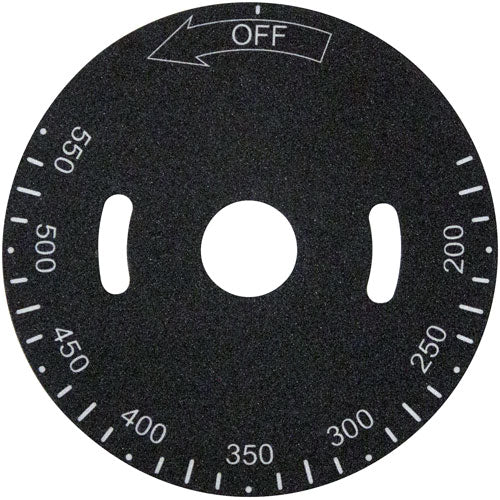 Hobart Plate,Temp Dial , 200-550F Part 498037-A - Parts Direct Group