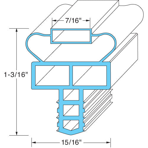 Randell Door Gasket (Part Number: GSK1020)