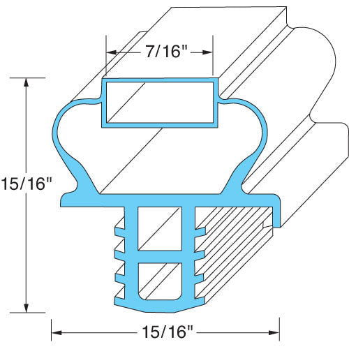 Delfield Door Gasket Part 1701189 - Parts Direct Group