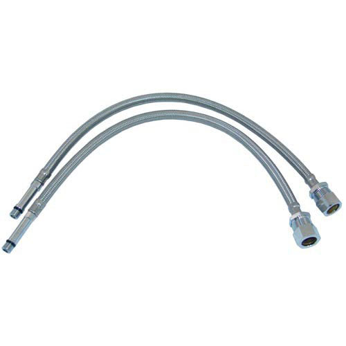 T&S Brass 20" Stainless Steel Supply Hoses (Part Number: 012534-45)