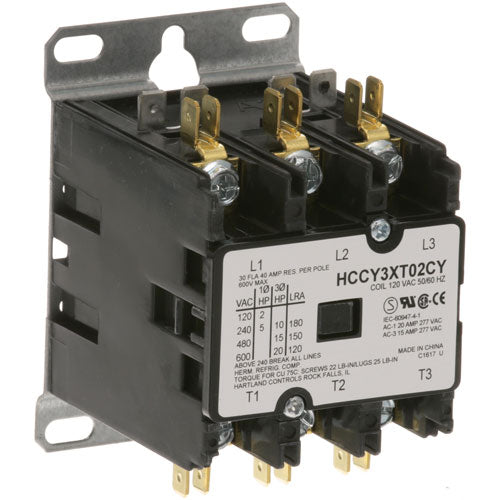 Anets 3P Contactor 30/40A 120V (Part Number: P9101-18)