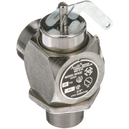 Accutemp Valve, Steam Safety - 3/4", 50 Psi Part AC-3-SRV9-1