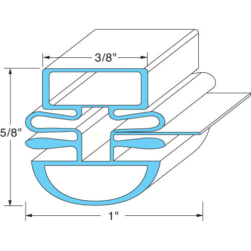 Master-Bilt Door Gasket Part 02-70993 - Parts Direct Group