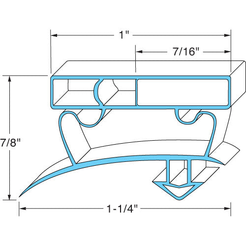 True Gasket 26 1/8" x 53 5/8" (Part Number: 811125)