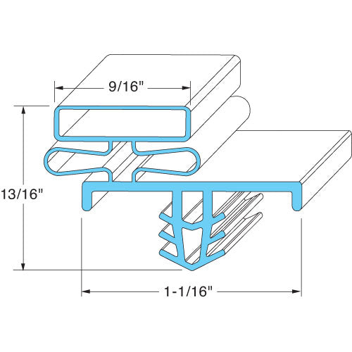 Delfield Door Gasket (Part Number: 1702636)