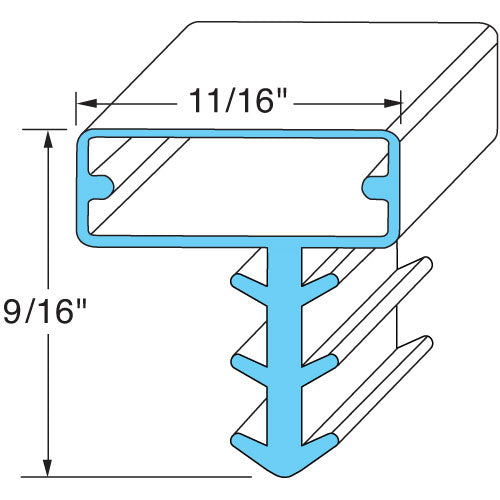 Kolpak Door Gasket - 36-1/4" x 79" (Part Number: 25567-1075)