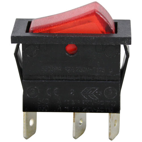 APW Lighted Red Switch (Part Number: 1305610)